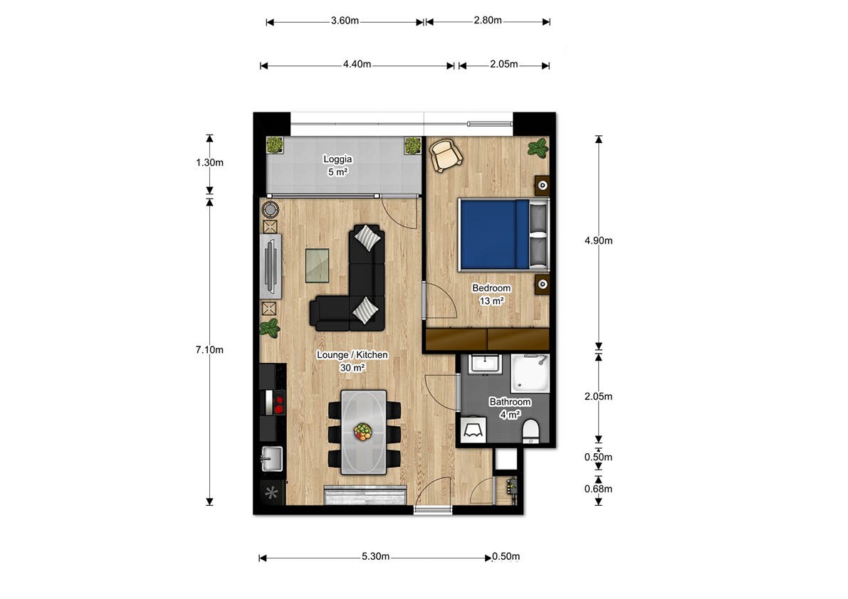 Appartement in 's-Hertogenbosch