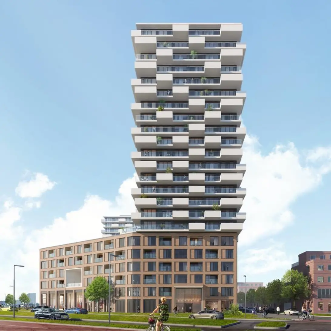 Portiekflat aan Rosestraat 1287, Rotterdam